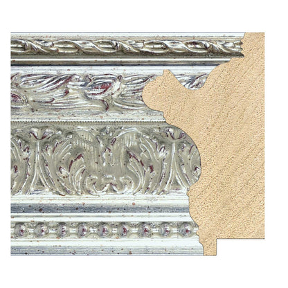 Rám  GARCIA - SILVER - Metalic antique - Masivní Rám