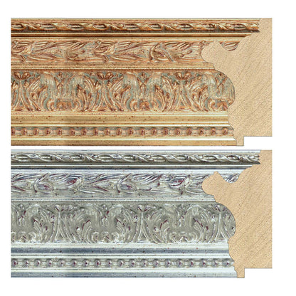 Rám  GARCIA - GOLD - Metalic antique - Masivní Rám